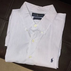 Men’s Button Up Long Sleeve Polo Size XXL EUC